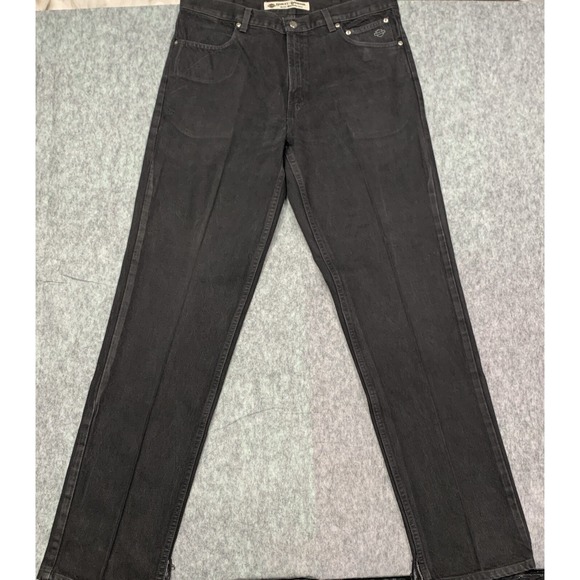 Harley-Davidson Other - Harley Davidson Men's Black Core Straight Leg Jeans - Size 36x36